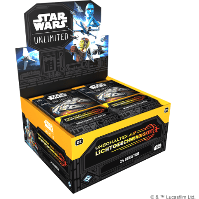 Star Wars Unlimited: Umschalten auf Lichtgeschwindigkeit (24 Booster-Display) - DE  ***PreOrder***