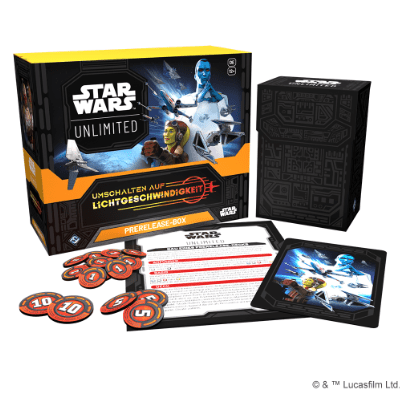 Star Wars Unlimited: Umschalten auf Lichtgeschwindigkeit (Prerelease Box) - DE  ***PreOrder***